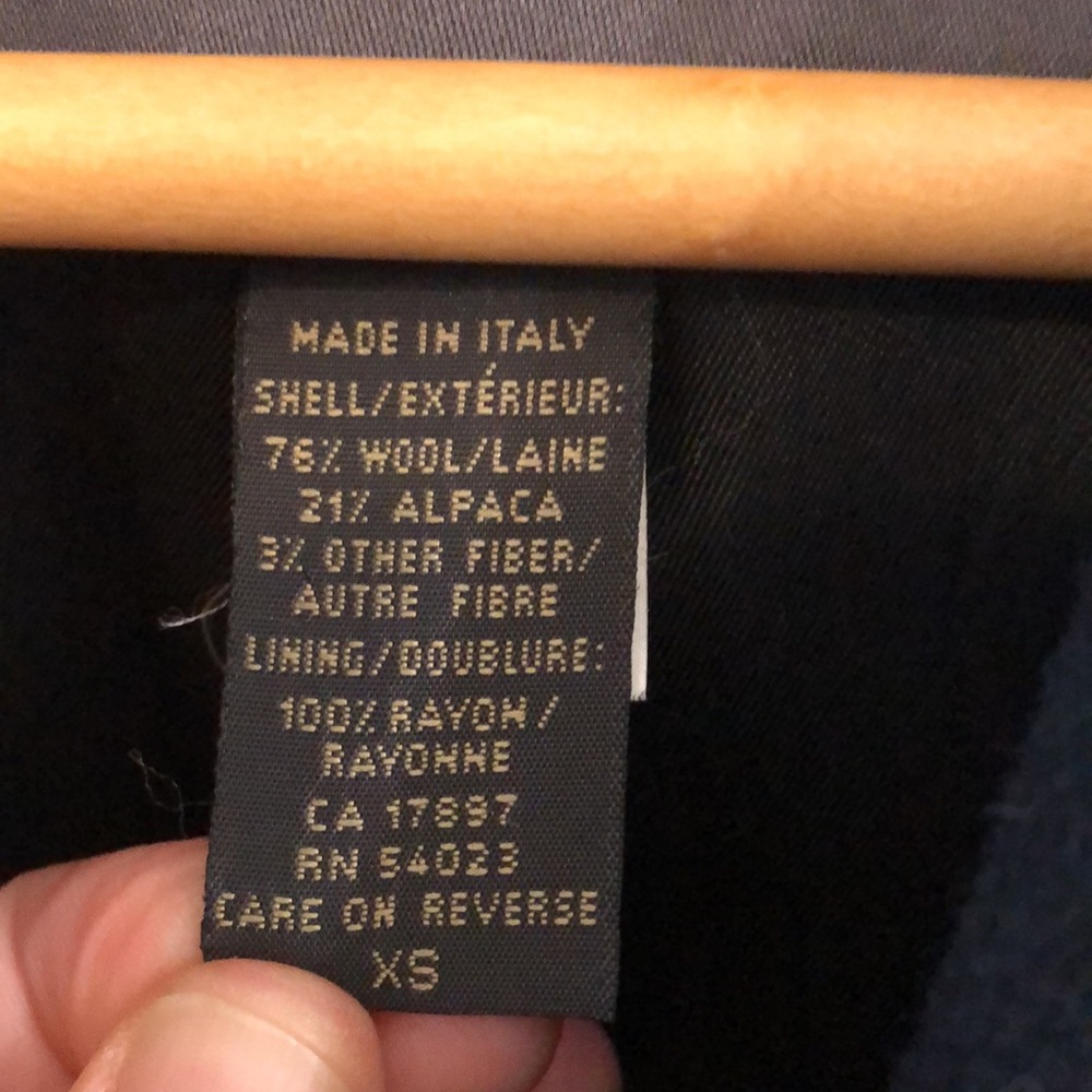 Banana Republic floor length wool coat. - Picture 6 of 9